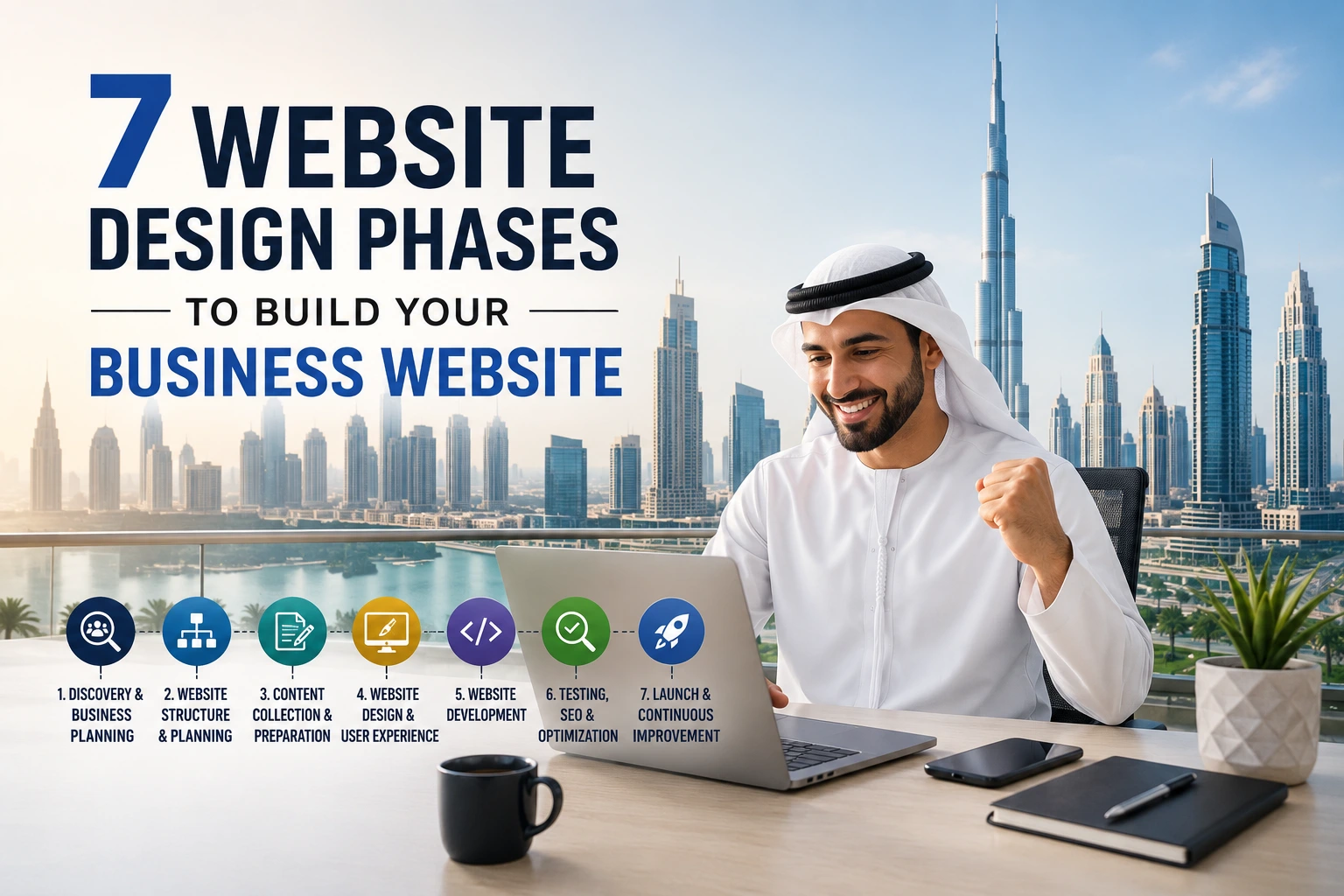 7 Website Design Phases to Build Your Business Website 1 Website Design Phases