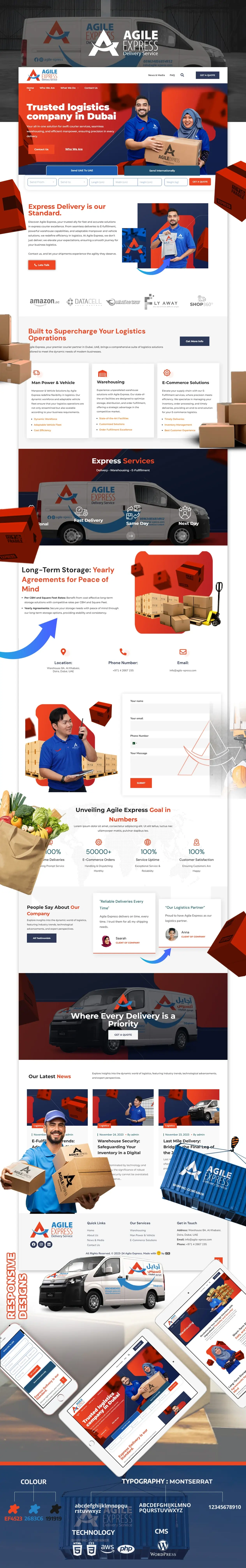Agile-Express-Courier Web Portfolio