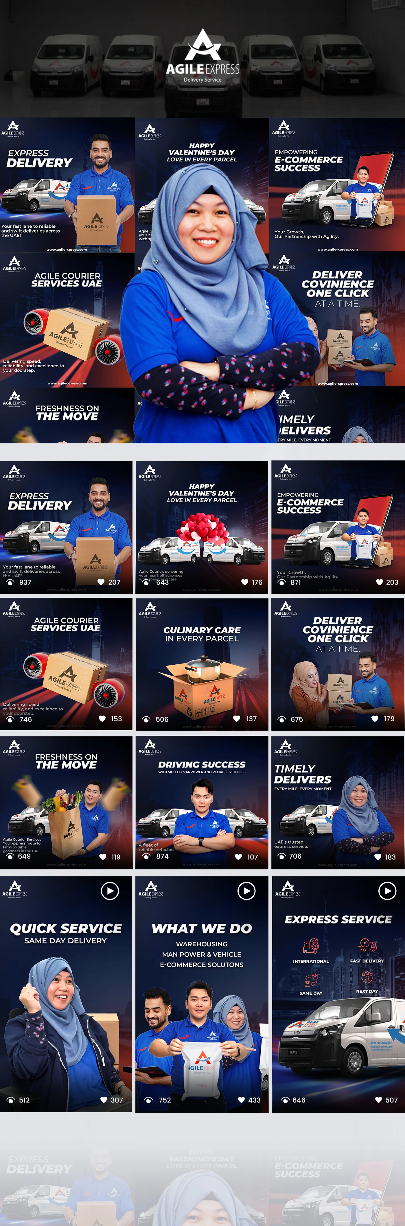 Agile Express Social Media Portfolio