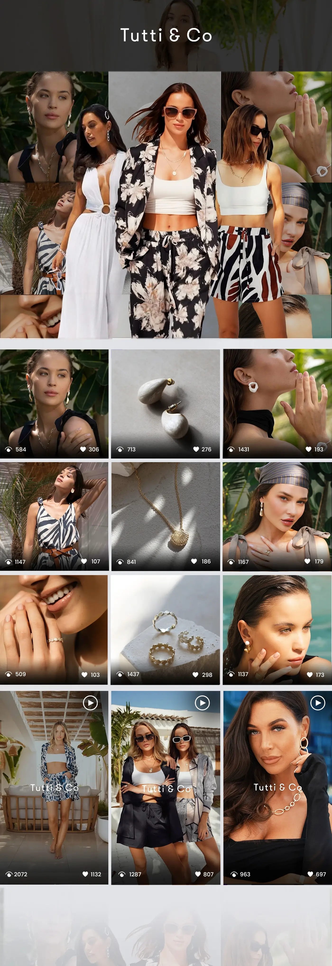 Tutti & Co Social Media Portfolio