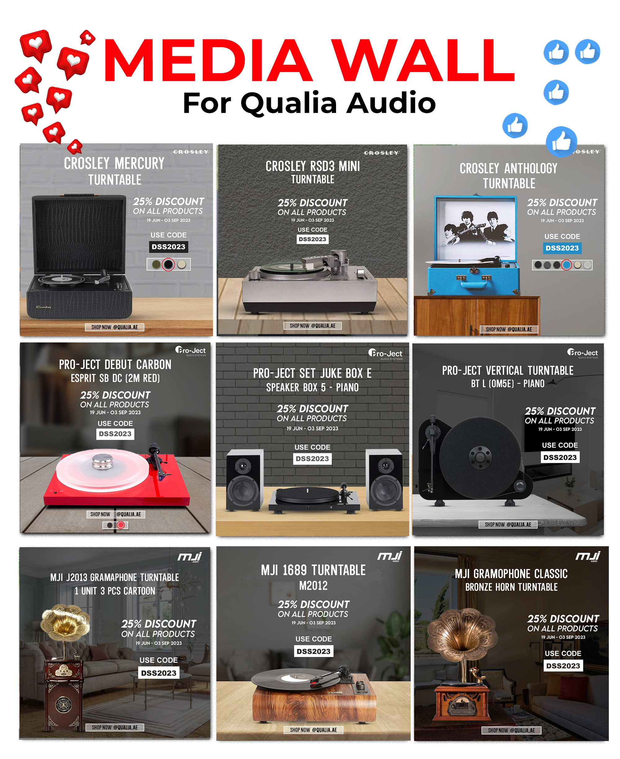 Qualia Electronics Social Media