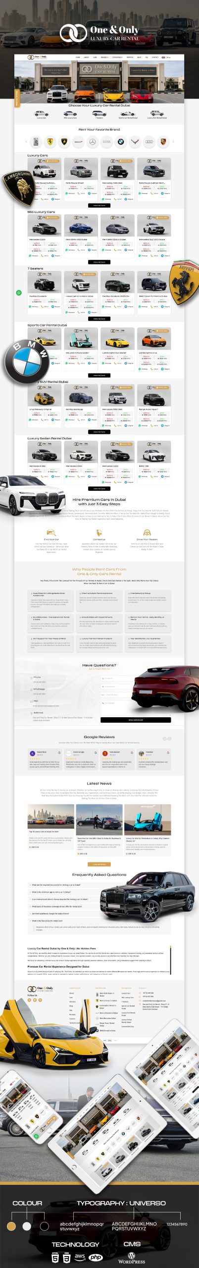 One_Only_Car_Rental_Website_Design